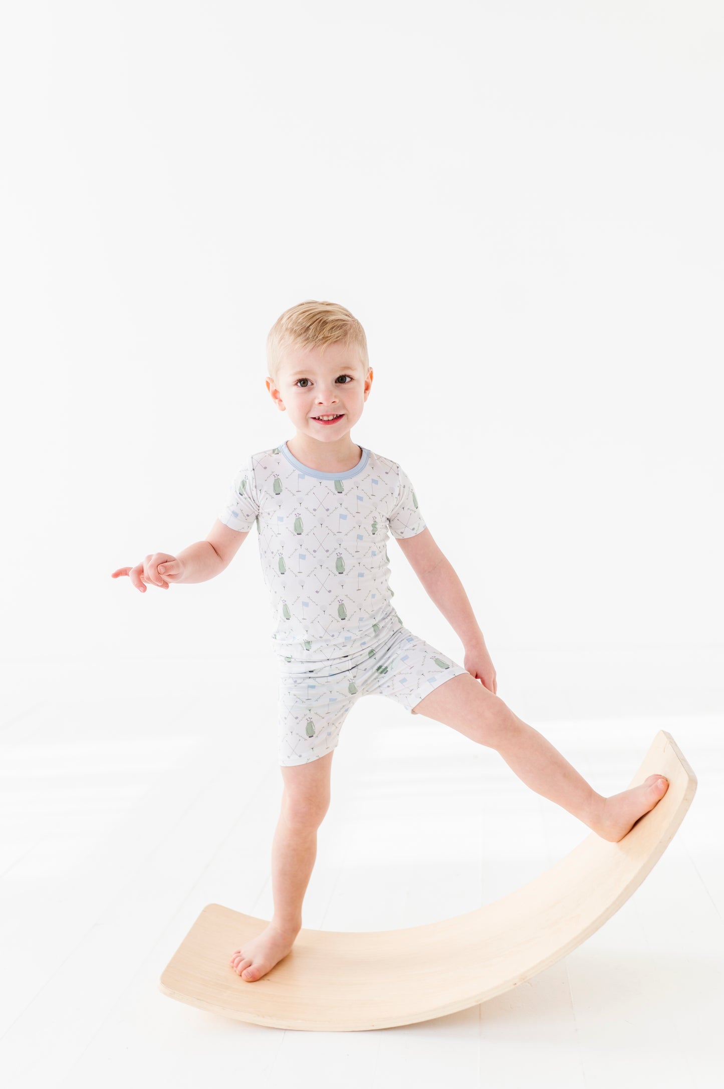 Dressed To the Tee Short Sleeve and Shorts- Blue