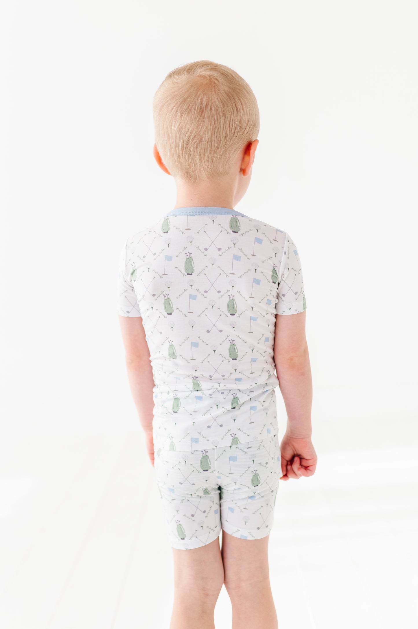 Dressed To the Tee Short Sleeve and Shorts- Blue