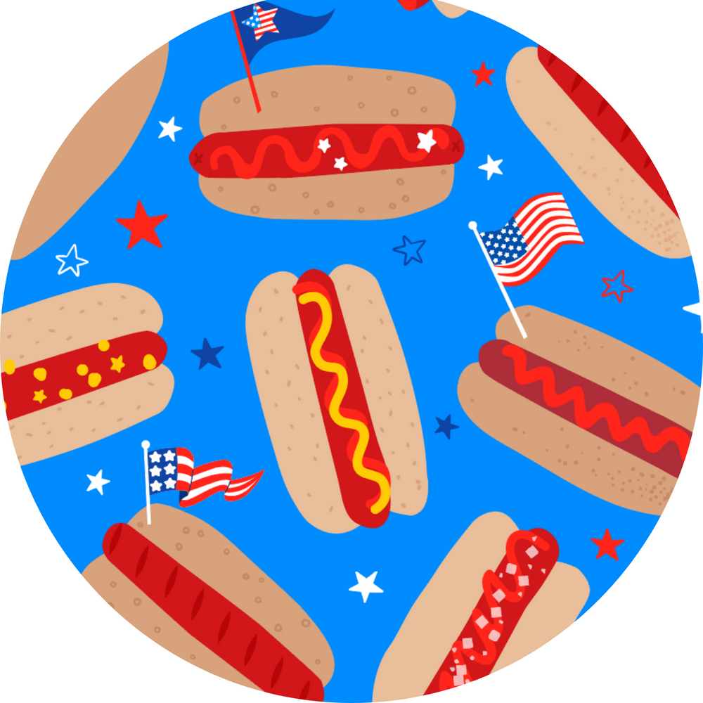 It's The Fourth of July and It Makes Me Want a Hot Dog Real Bad Convertible Footies