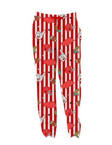 Game Day In Nebraska Mens Lounge Pants - PREORDER