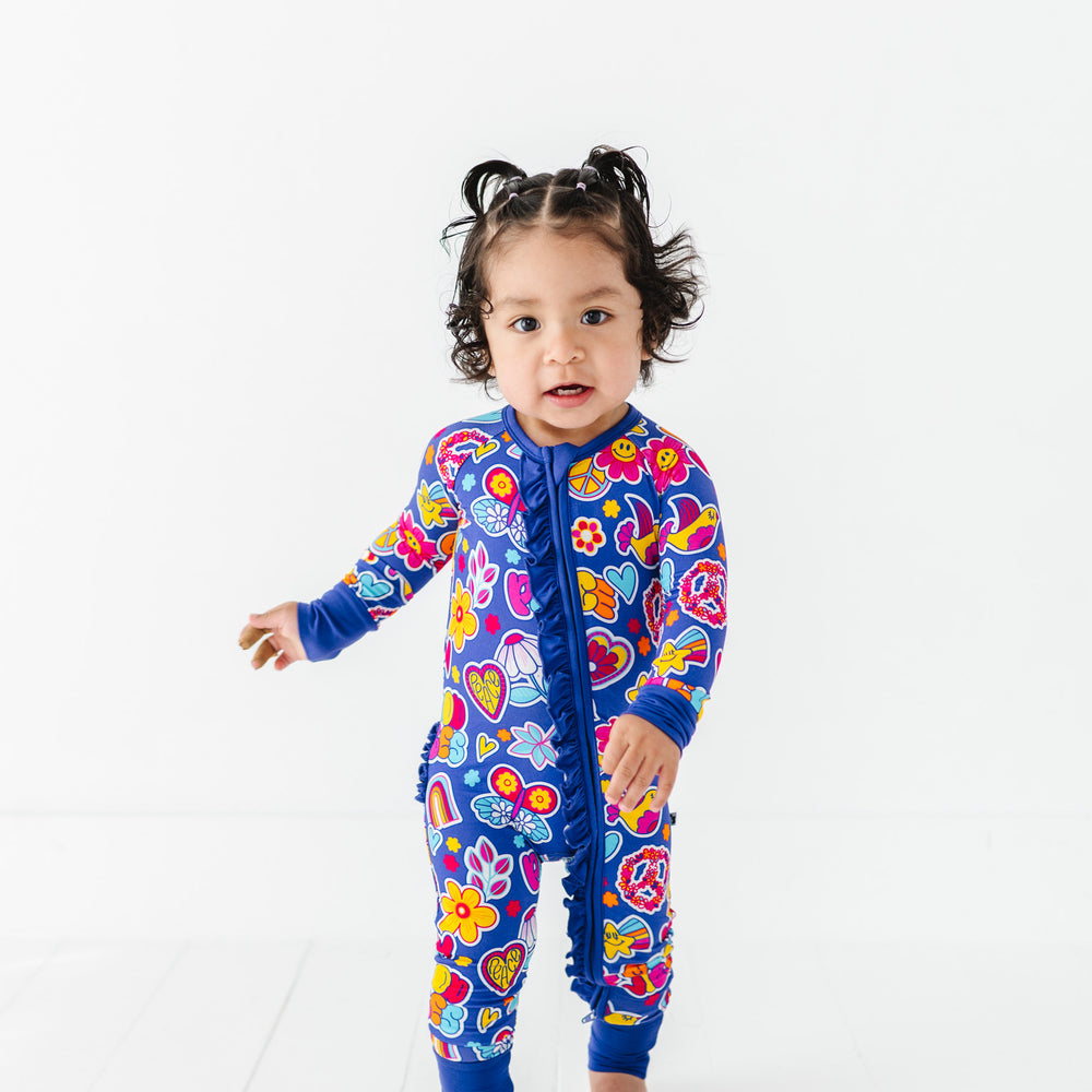 
                      
                        I'm Groovy and I Know It Convertible Footies with Ruffle
                      
                    