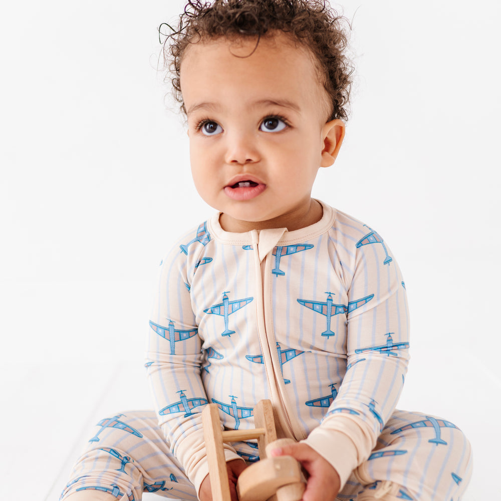 
                      
                        Plane Old Fun Convertible Footies
                      
                    