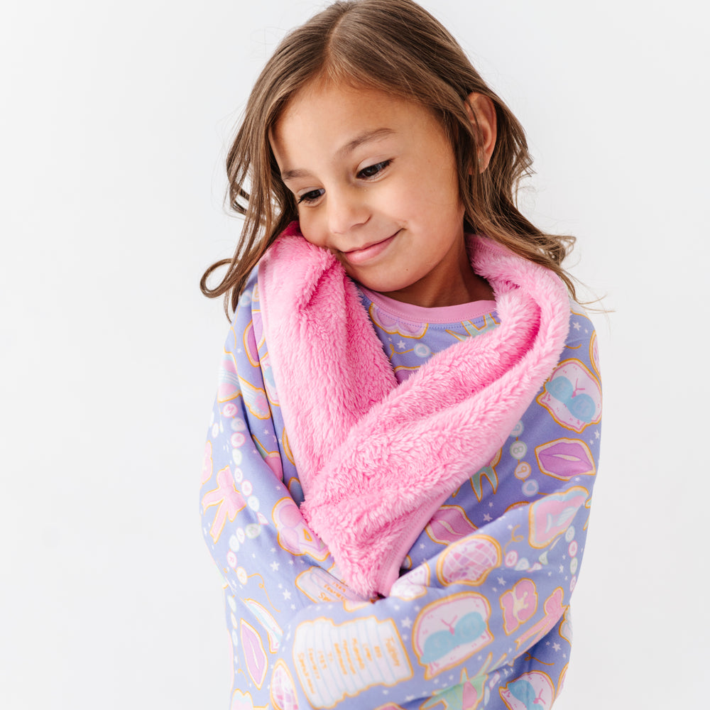 Lavender Haze (Kiki+Lulu's Version) Oversized Fuzzy Blanket