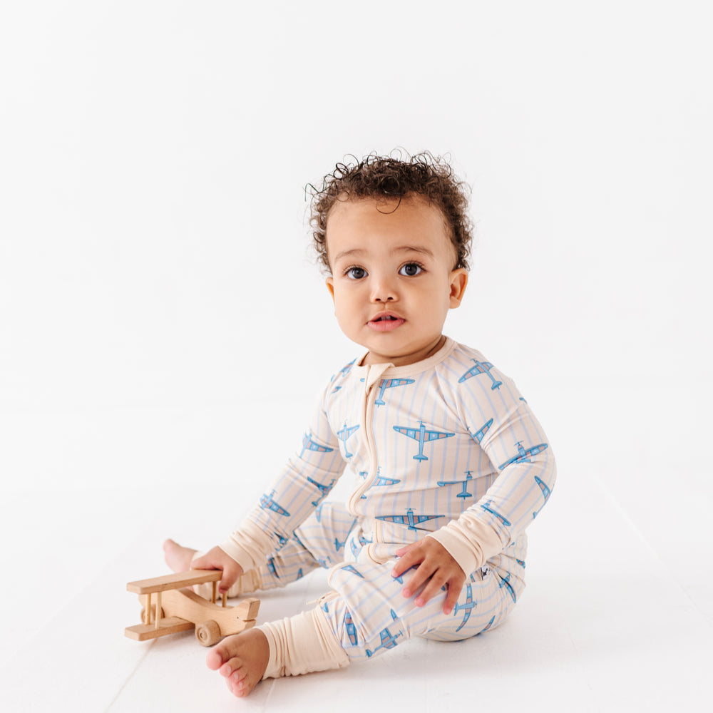 
                      
                        Plane Old Fun Convertible Footies
                      
                    