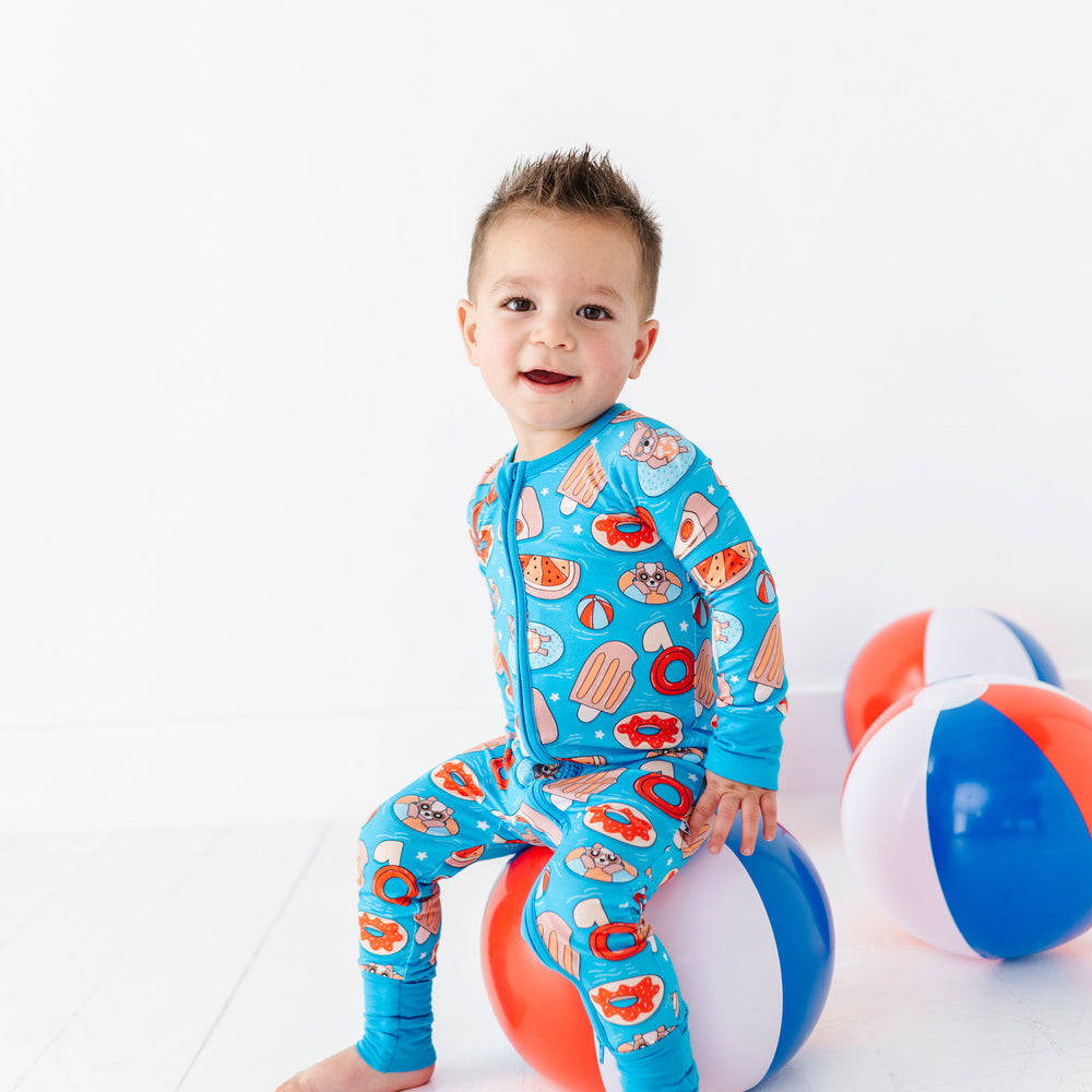 
                      
                        Poolside Pawty Convertible Footies
                      
                    