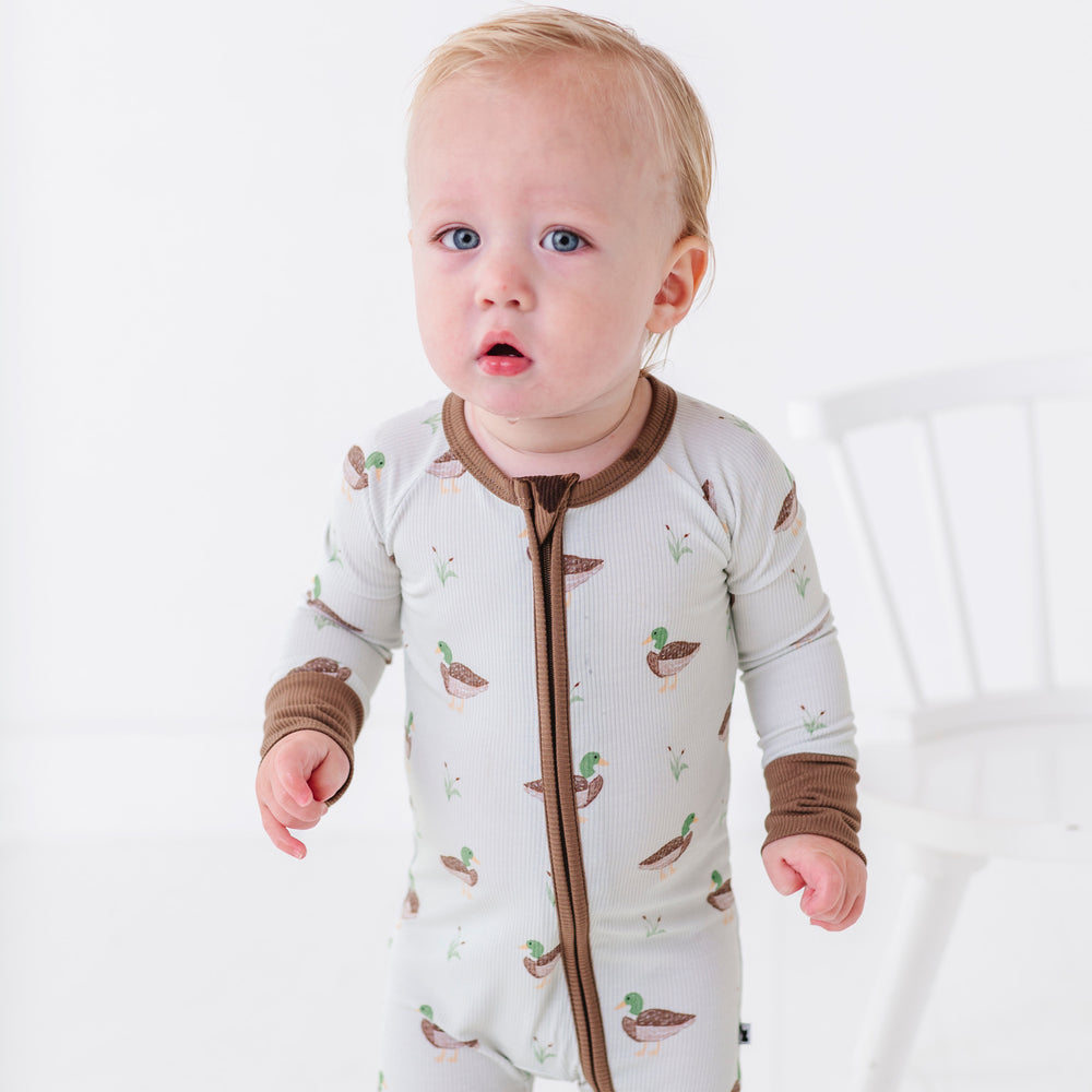 
                      
                        Duck, Duck Cute Ribbed Convertible Footies
                      
                    