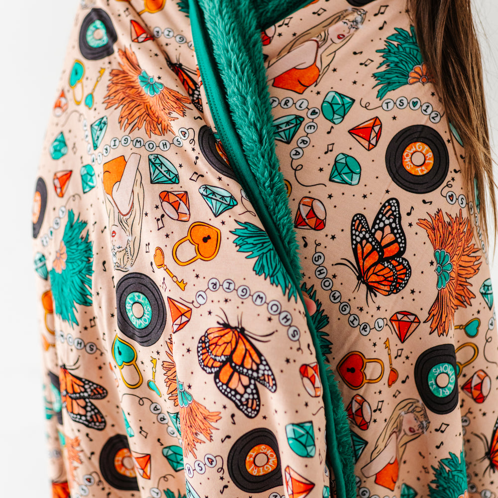 Life of a Showgirl Oversized Fuzzy Blanket