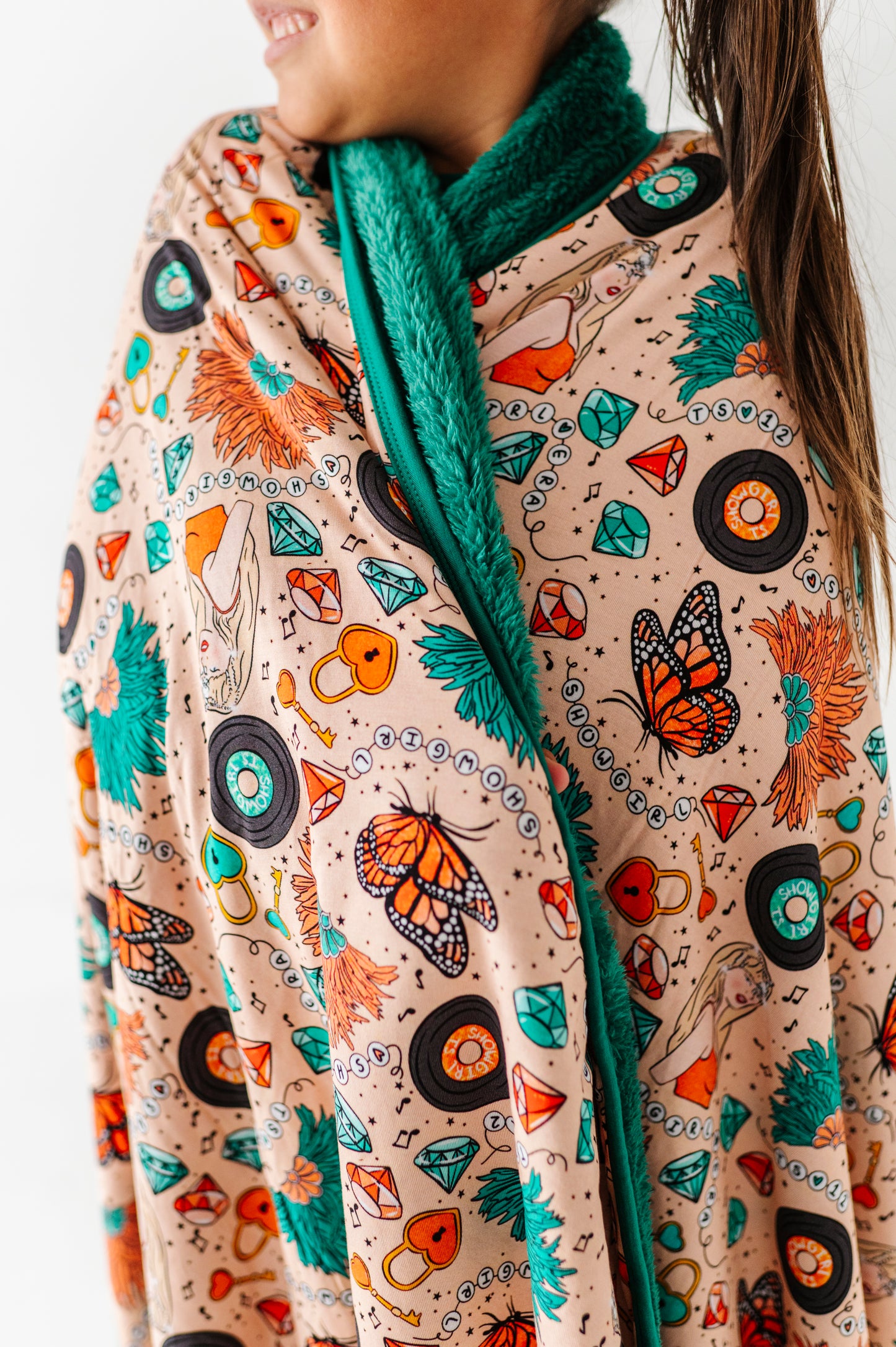 Life of a Showgirl Oversized Fuzzy Blanket