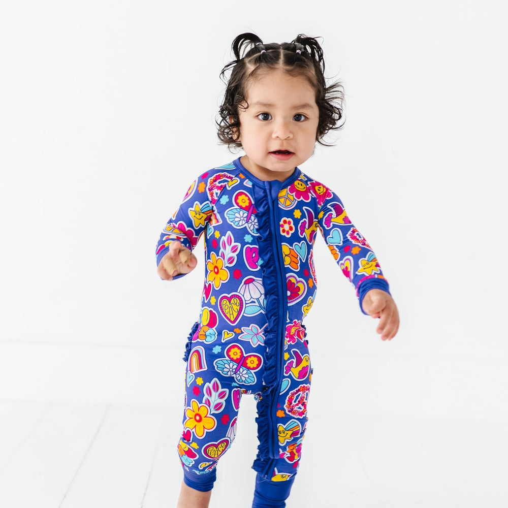 
                      
                        I'm Groovy and I Know It Convertible Footies with Ruffle
                      
                    