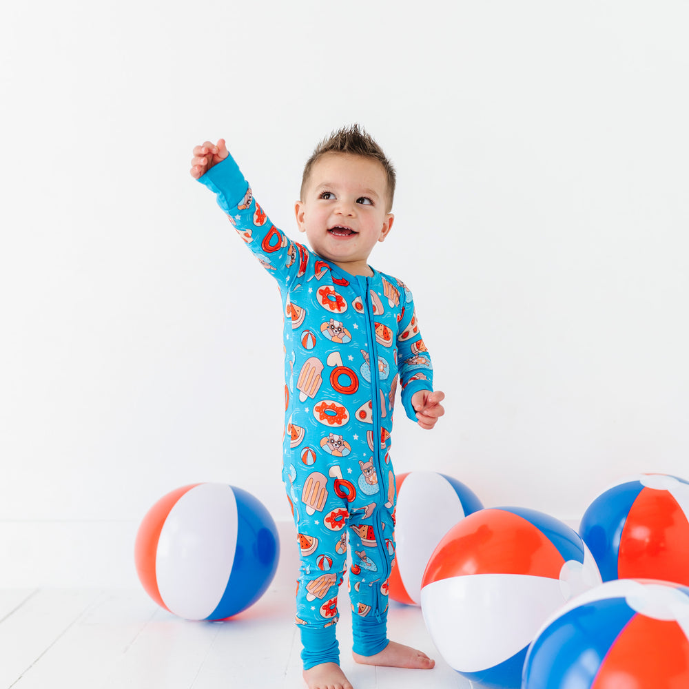 
                      
                        Poolside Pawty Convertible Footies
                      
                    