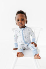 Dressed to the Tee Convertible Footies- Blue