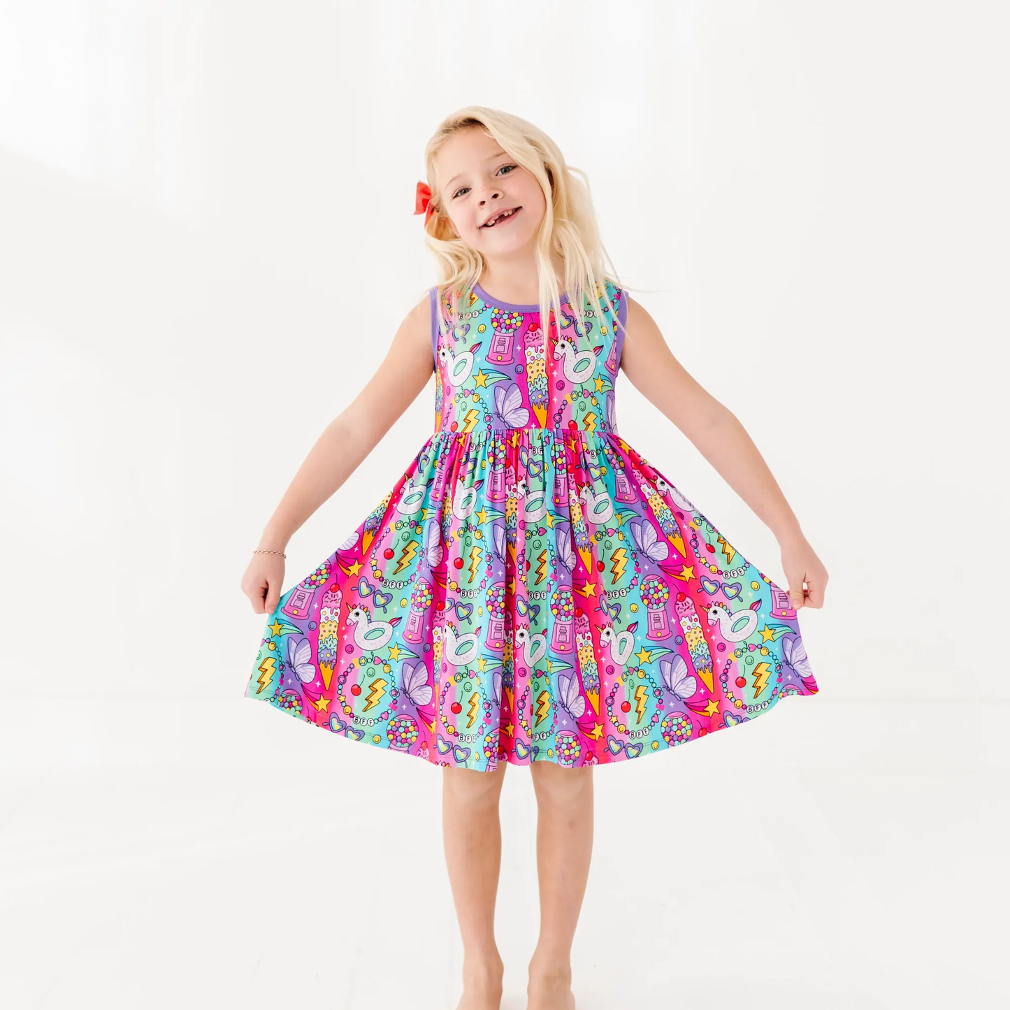 Cosmic Candyland Skater Dress