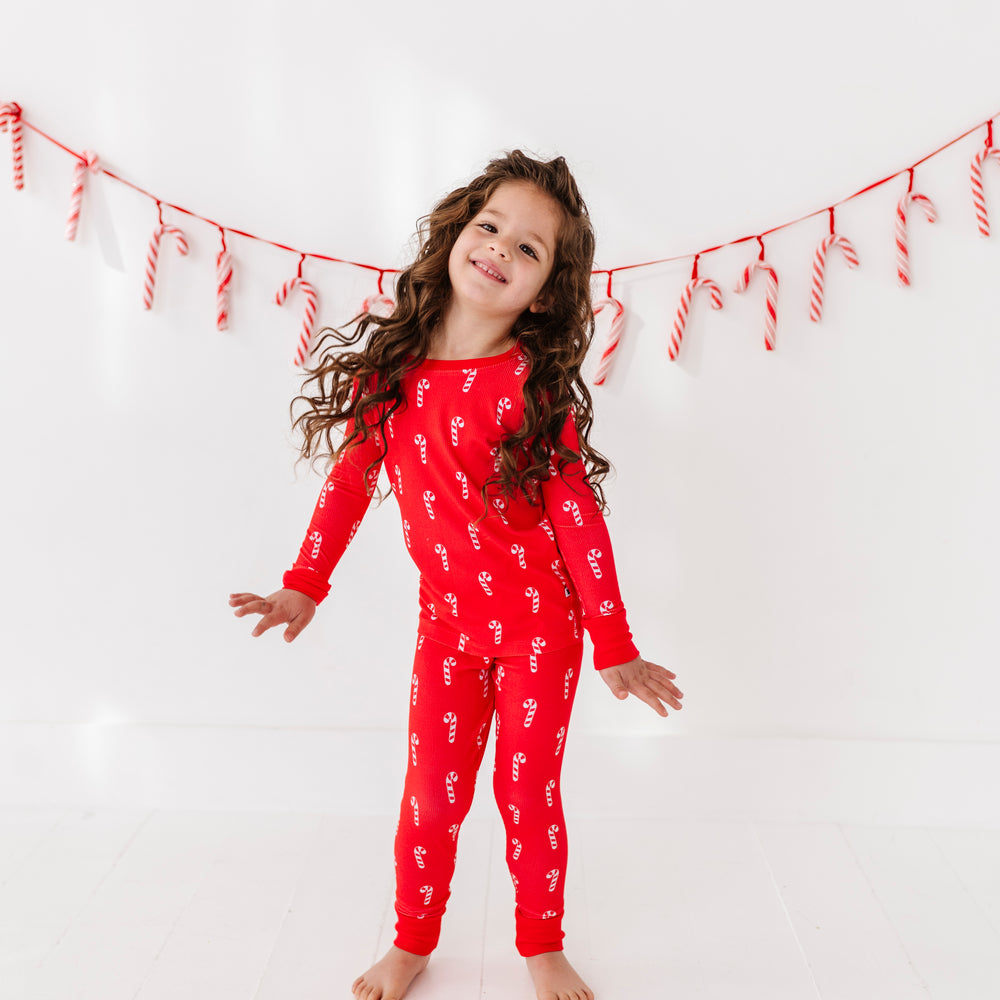 
                      
                        Sweet & Stripey Ribbed Kids Pajamas
                      
                    