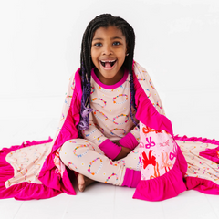 In My Bestie Era/Little Bow Sleep Ruffle Blanket