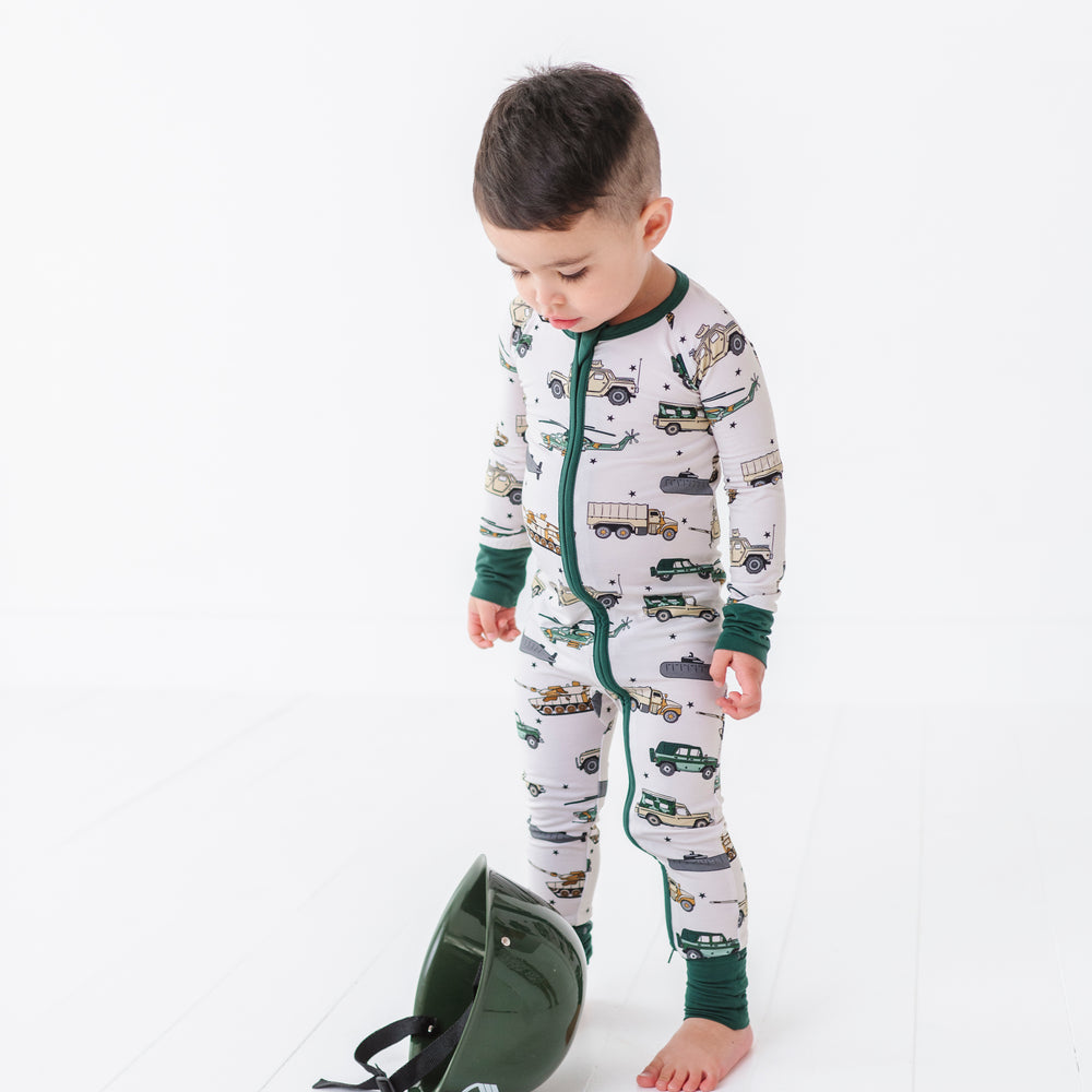 
                      
                        Tanks for Your Service Convertible Footies
                      
                    