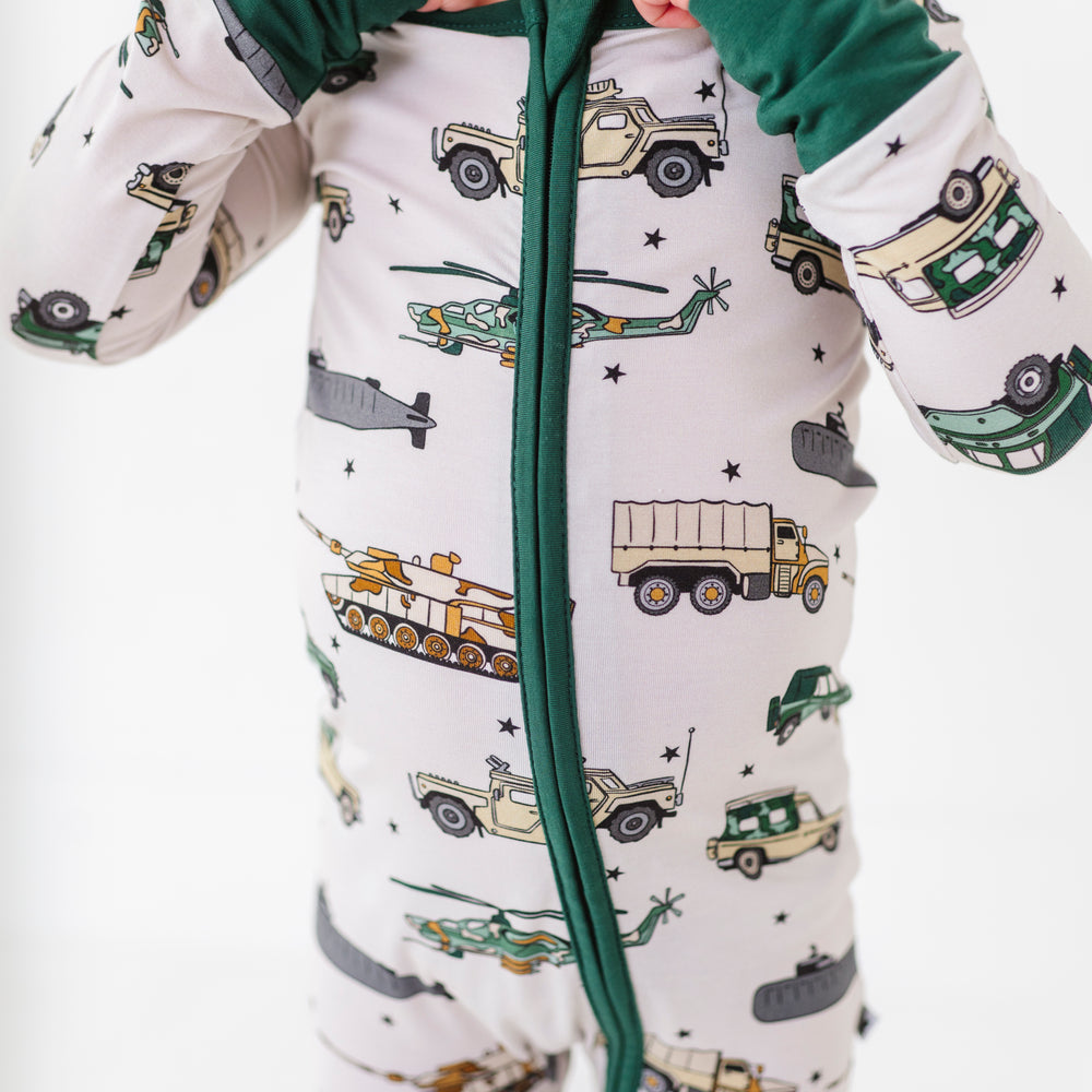 
                      
                        Tanks for Your Service Convertible Footies
                      
                    