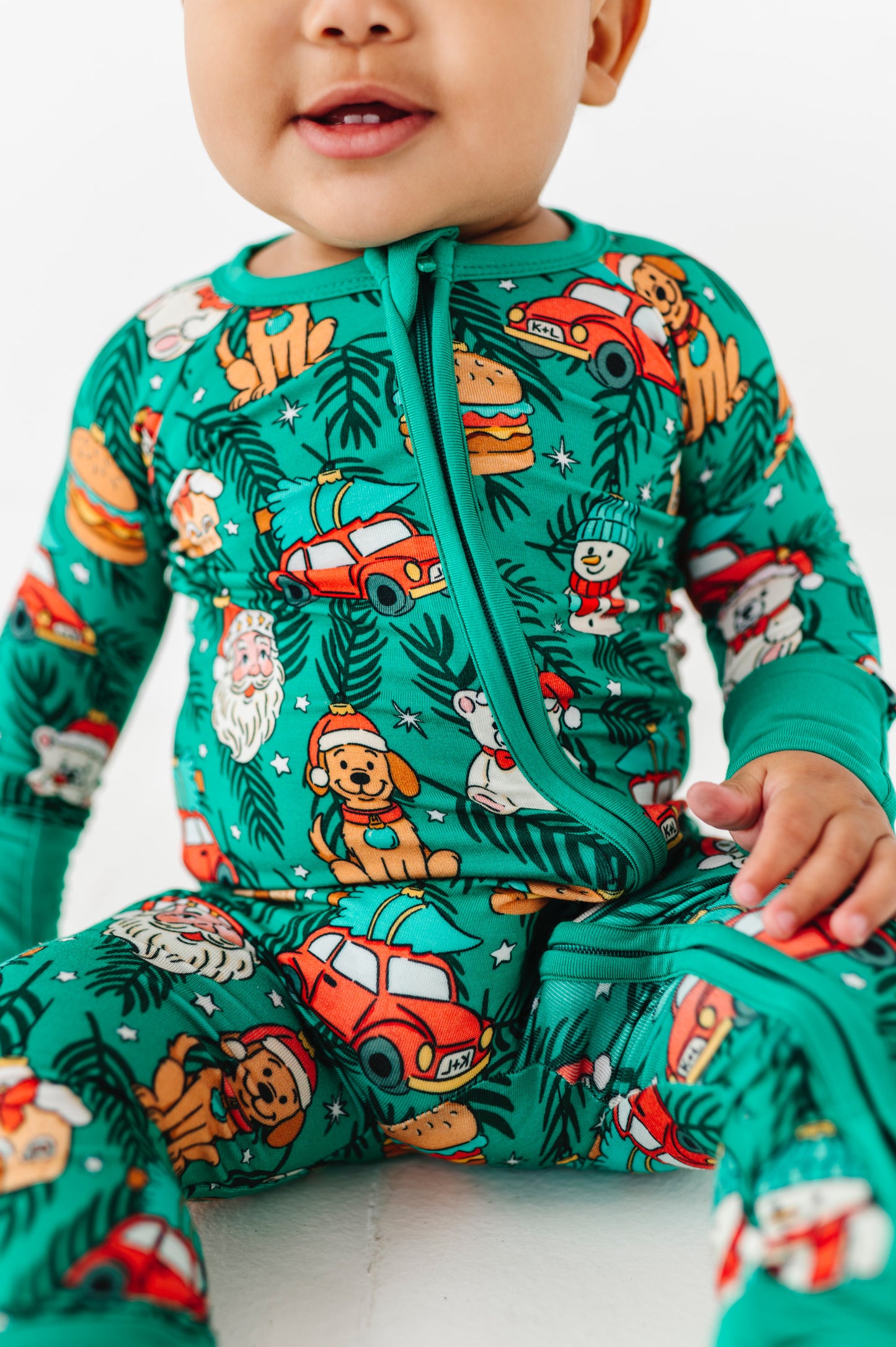 Deck The PJs Convertible Footies