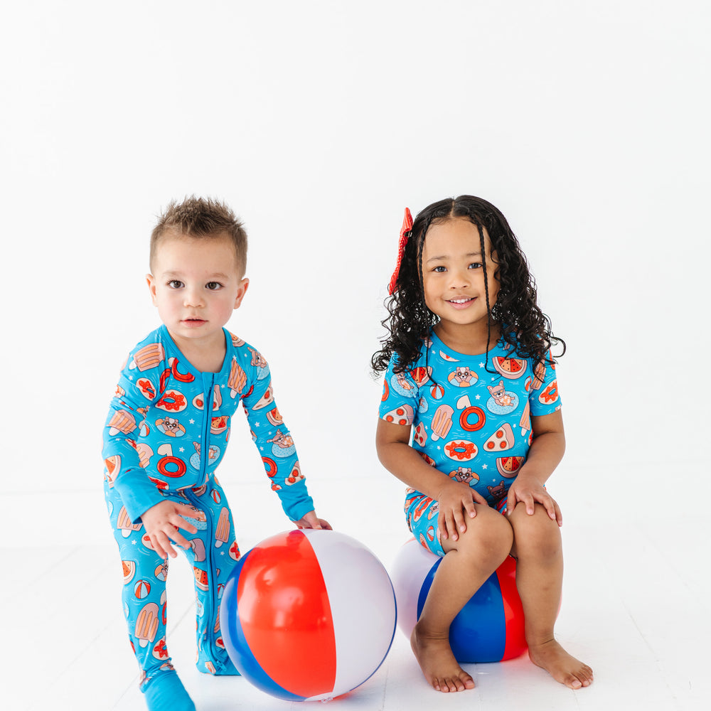 
                      
                        Poolside Pawty Kids Pajamas
                      
                    