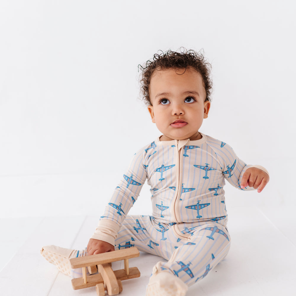 
                      
                        Plane Old Fun Convertible Footies
                      
                    