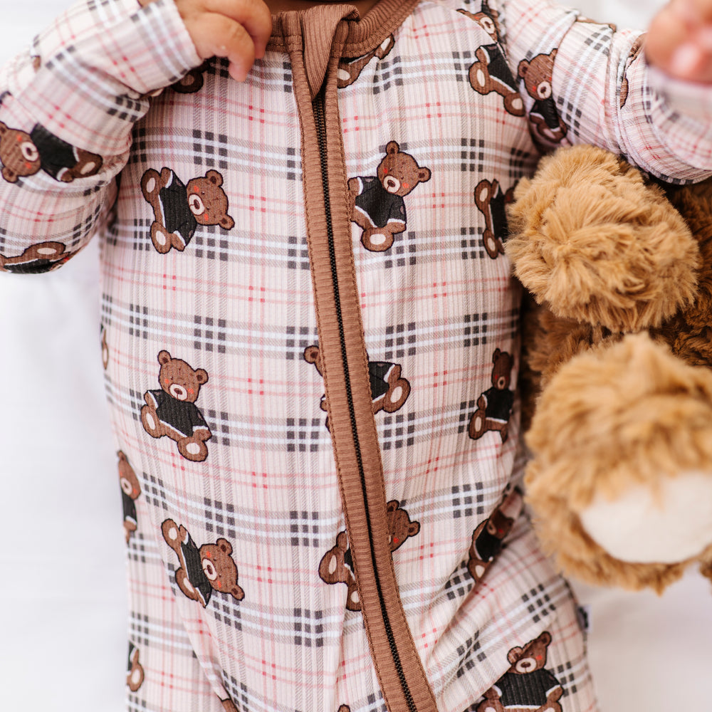 Beary Sweet Ribbed Convertible Footies