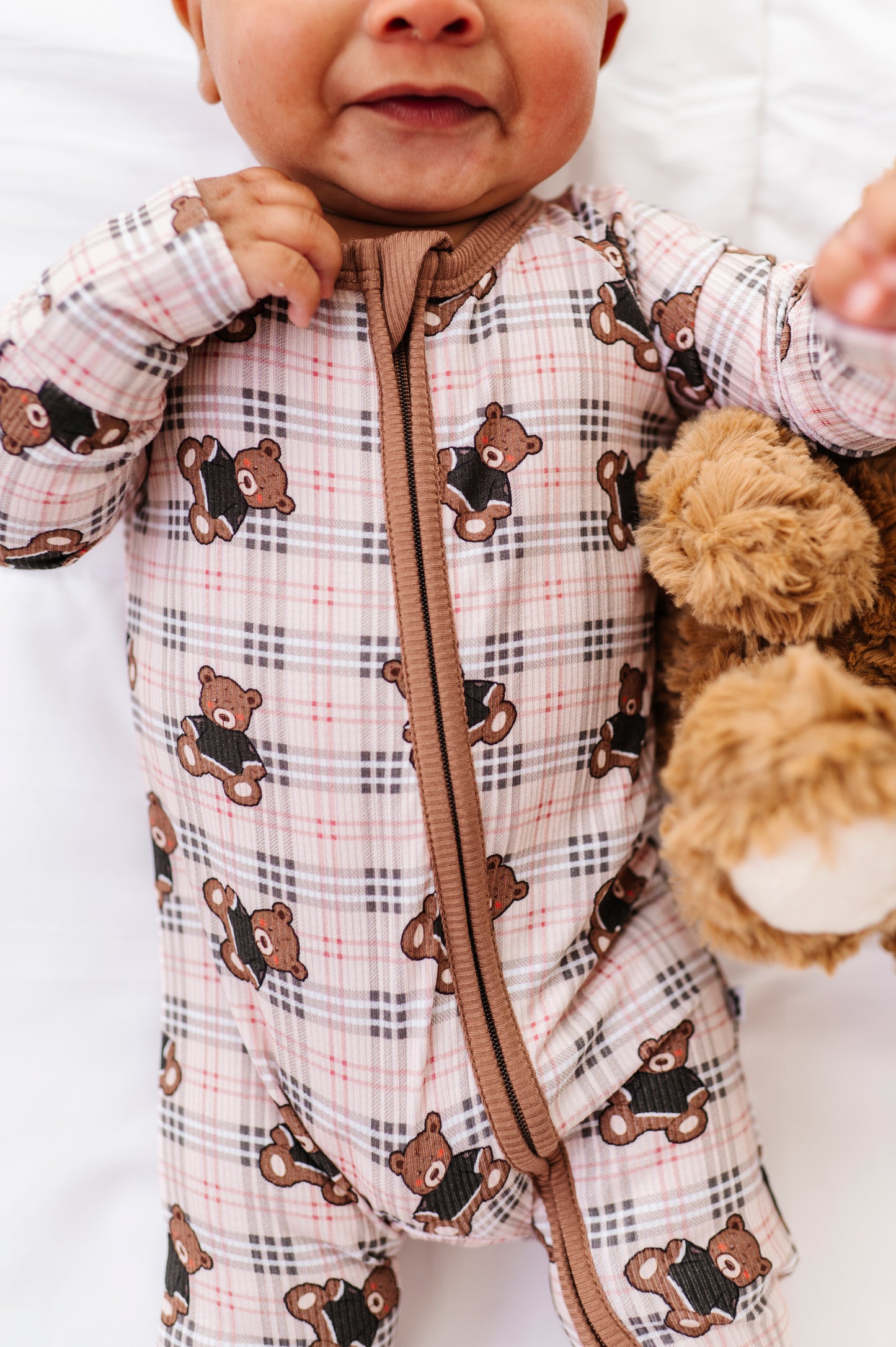 Beary Sweet Ribbed Convertible Footies