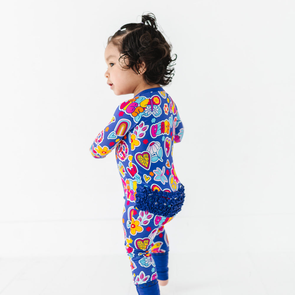 
                      
                        I'm Groovy and I Know It Convertible Footies with Ruffle
                      
                    