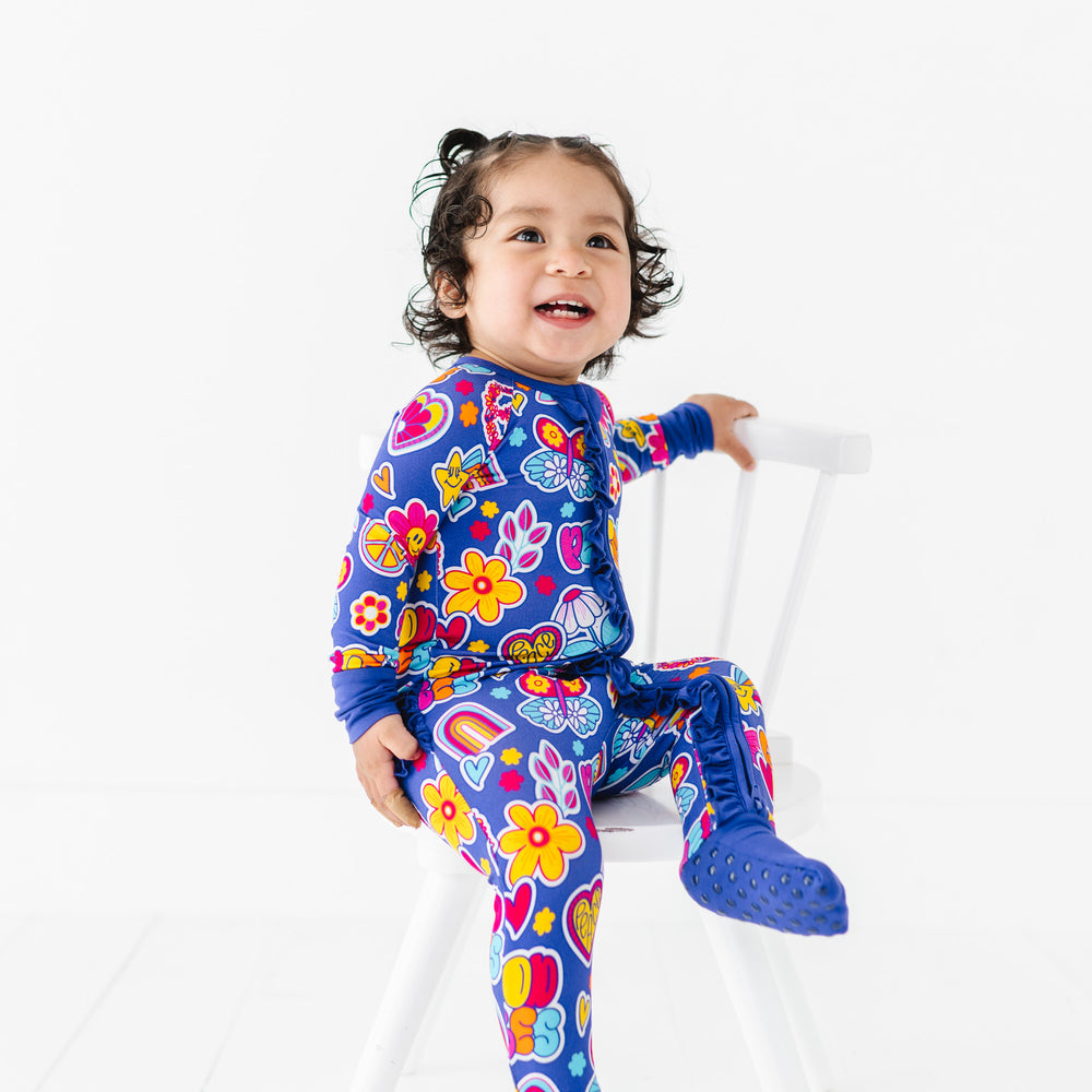 
                      
                        I'm Groovy and I Know It Convertible Footies with Ruffle
                      
                    