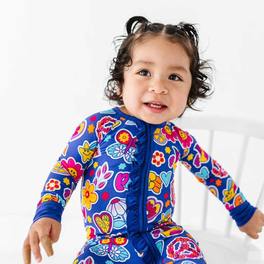 
                      
                        I'm Groovy and I Know It Convertible Footies with Ruffle
                      
                    