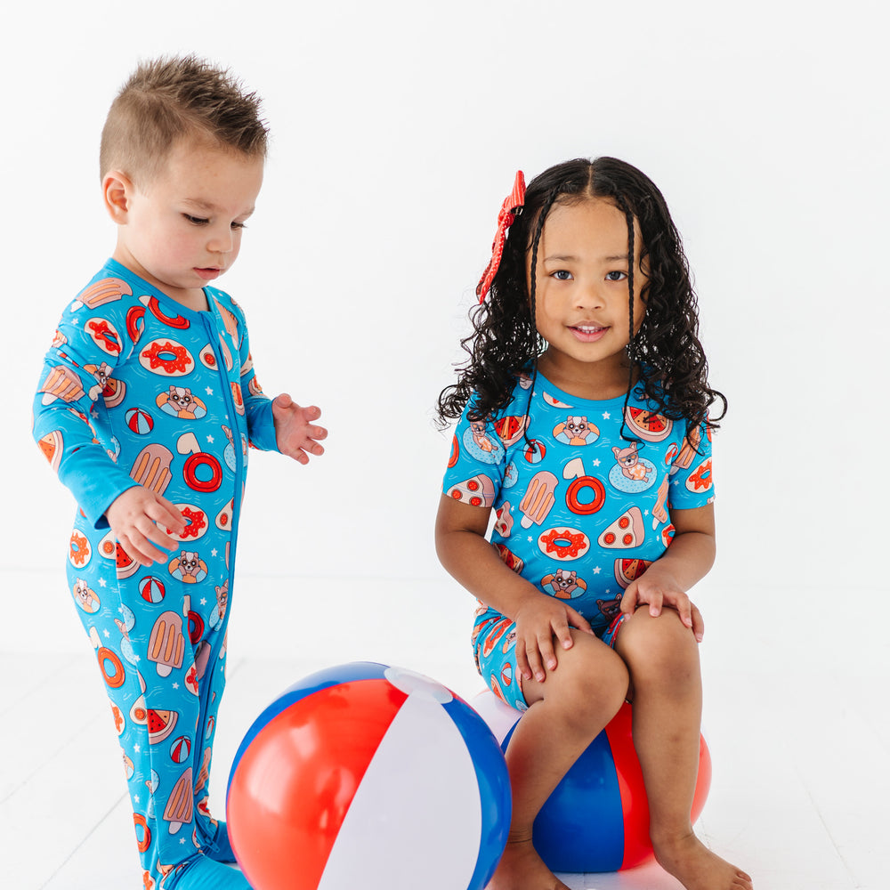
                      
                        Poolside Pawty Convertible Footies
                      
                    