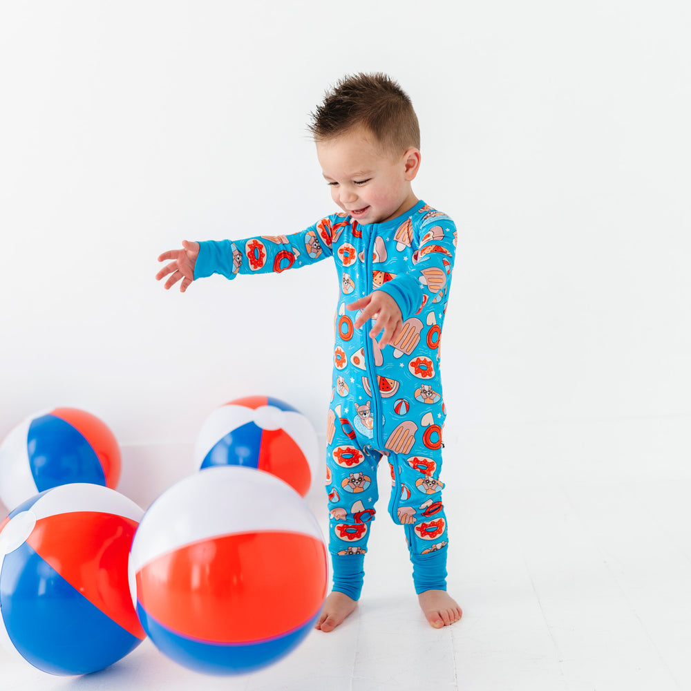 
                      
                        Poolside Pawty Convertible Footies
                      
                    