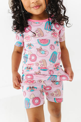 Poolside Pawty Kids Pajamas