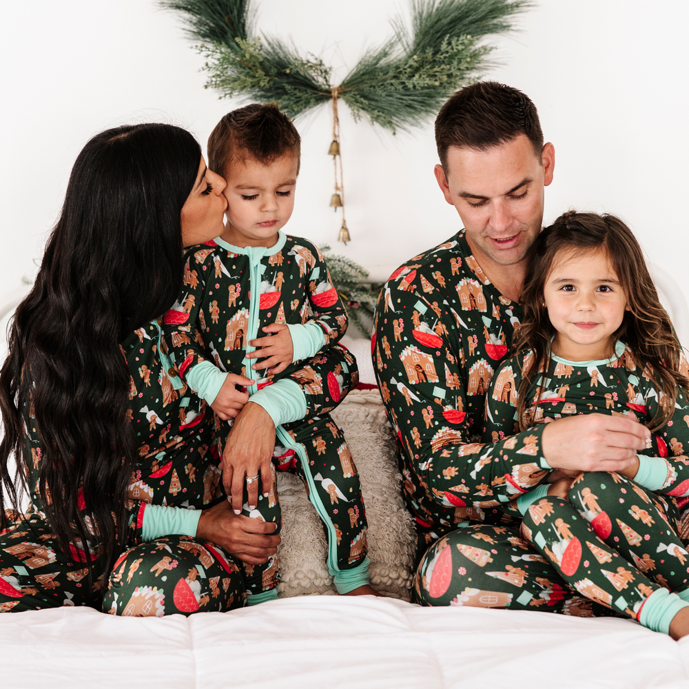 Man in baking pajamas christmas family matching by kiki and lulu