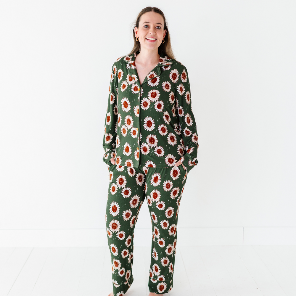 
                      
                        Bamboo Sunflower Mom Pajamas.
                      
                    