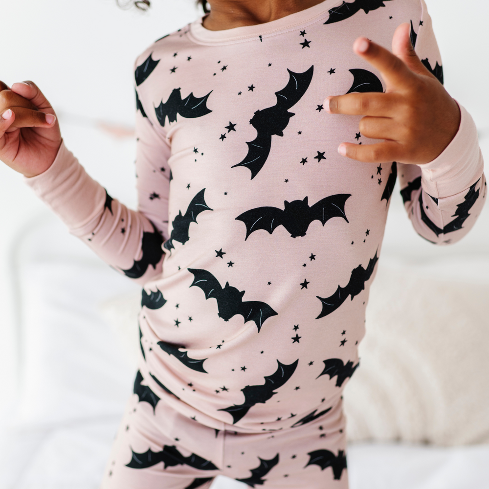 
                      
                        Kids Bats Halloween Pajamas by Kiki and Lulu
                      
                    