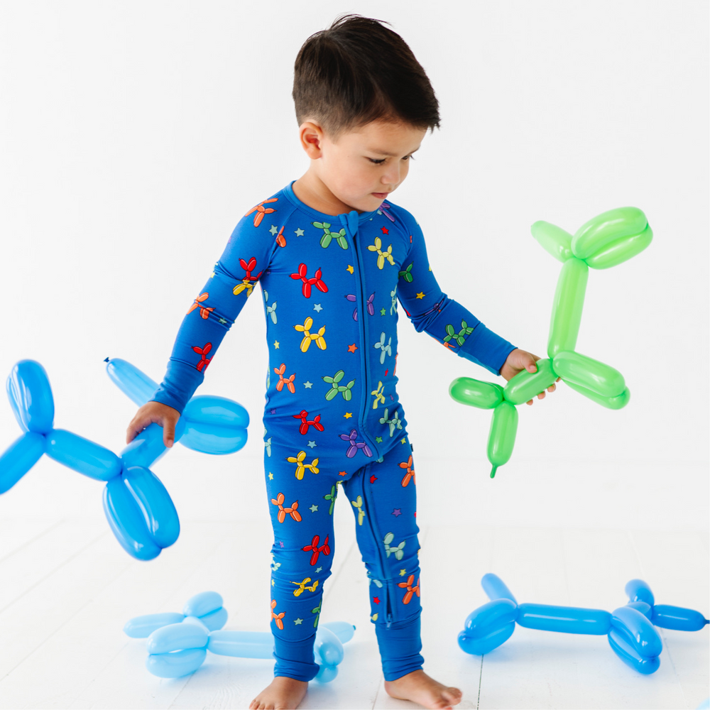 
                      
                        Boy Animal Balloons Convertible Footies
                      
                    