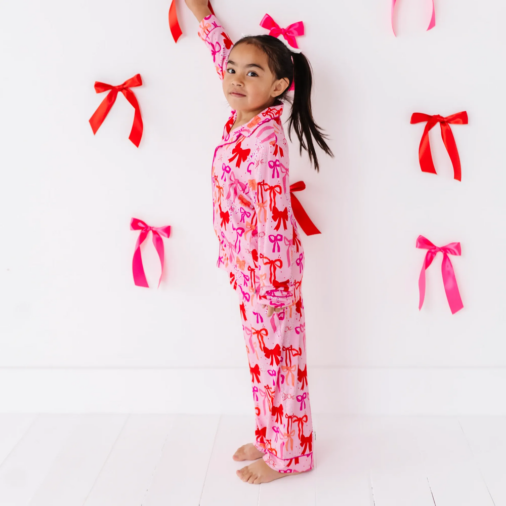 
                      
                        Little Bow Sleep Button-Down Kids Set
                      
                    