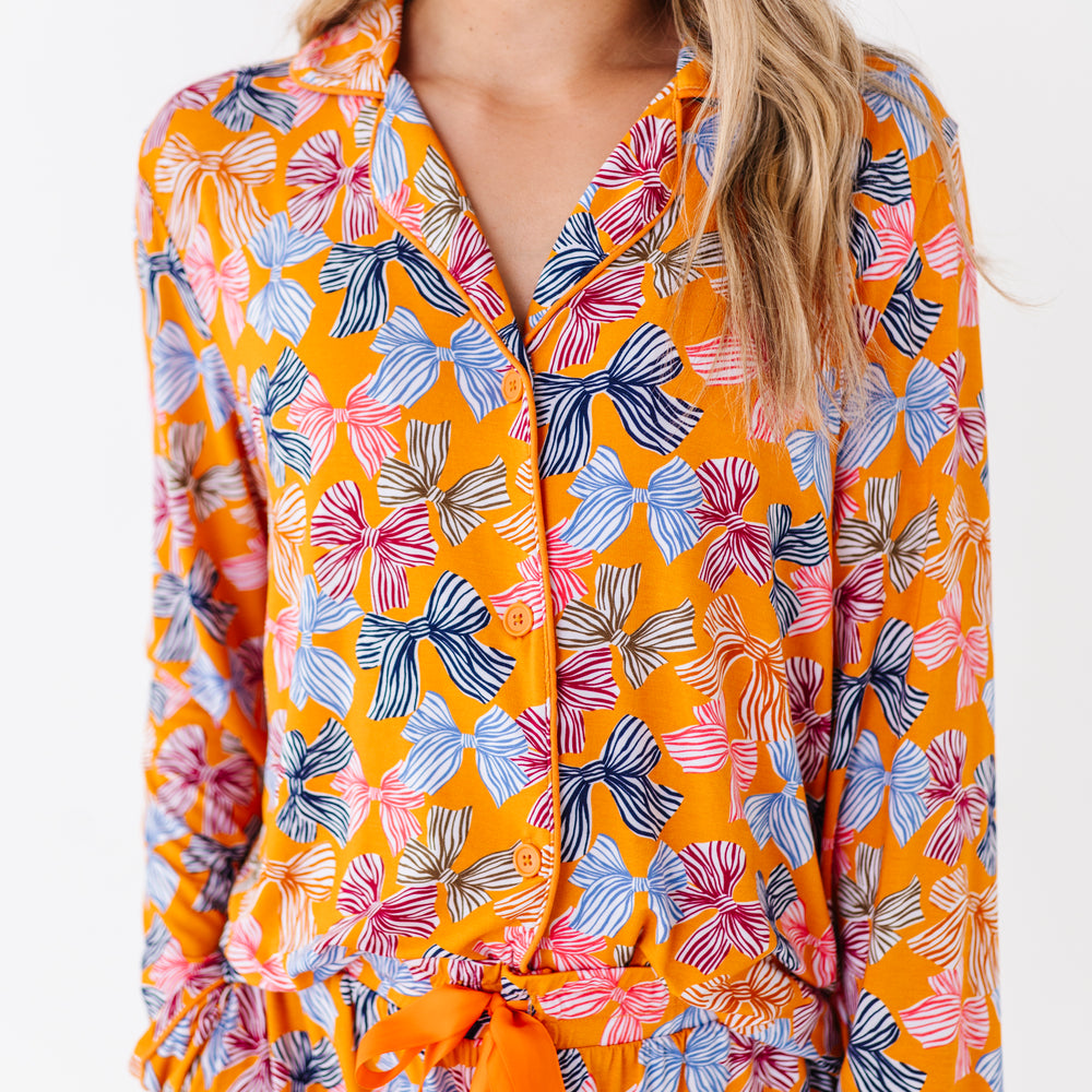 
                      
                        Mustard Bow Mom Pajamas Kiki Lulu
                      
                    