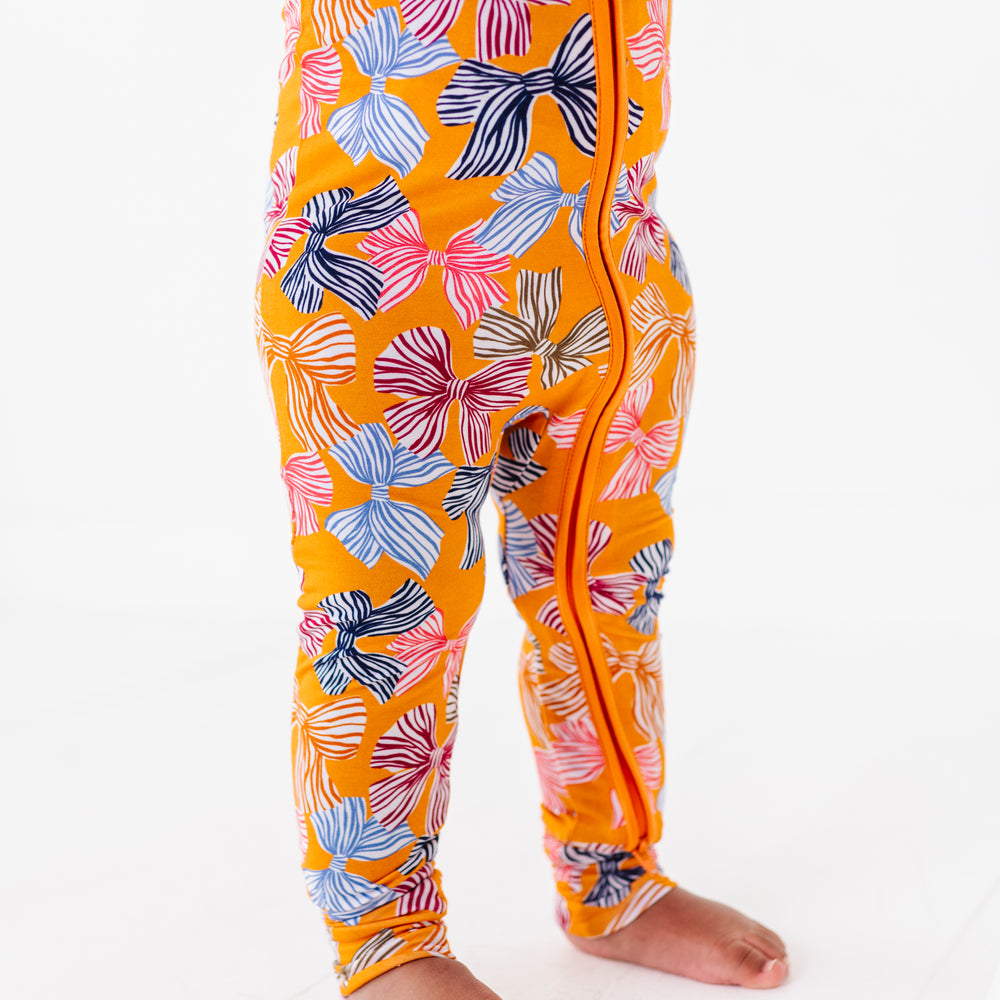 
                      
                        Fall Girls Bow Pajamas Footies
                      
                    