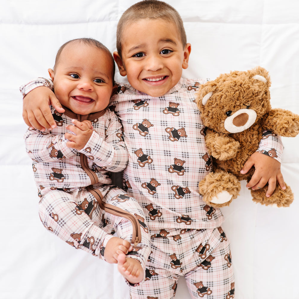 
                      
                        Beary Sweet Ribbed Kids Pajamas
                      
                    