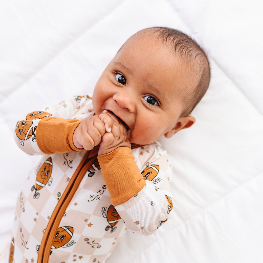 
                      
                        Pigskin Pals Convertible Footies
                      
                    