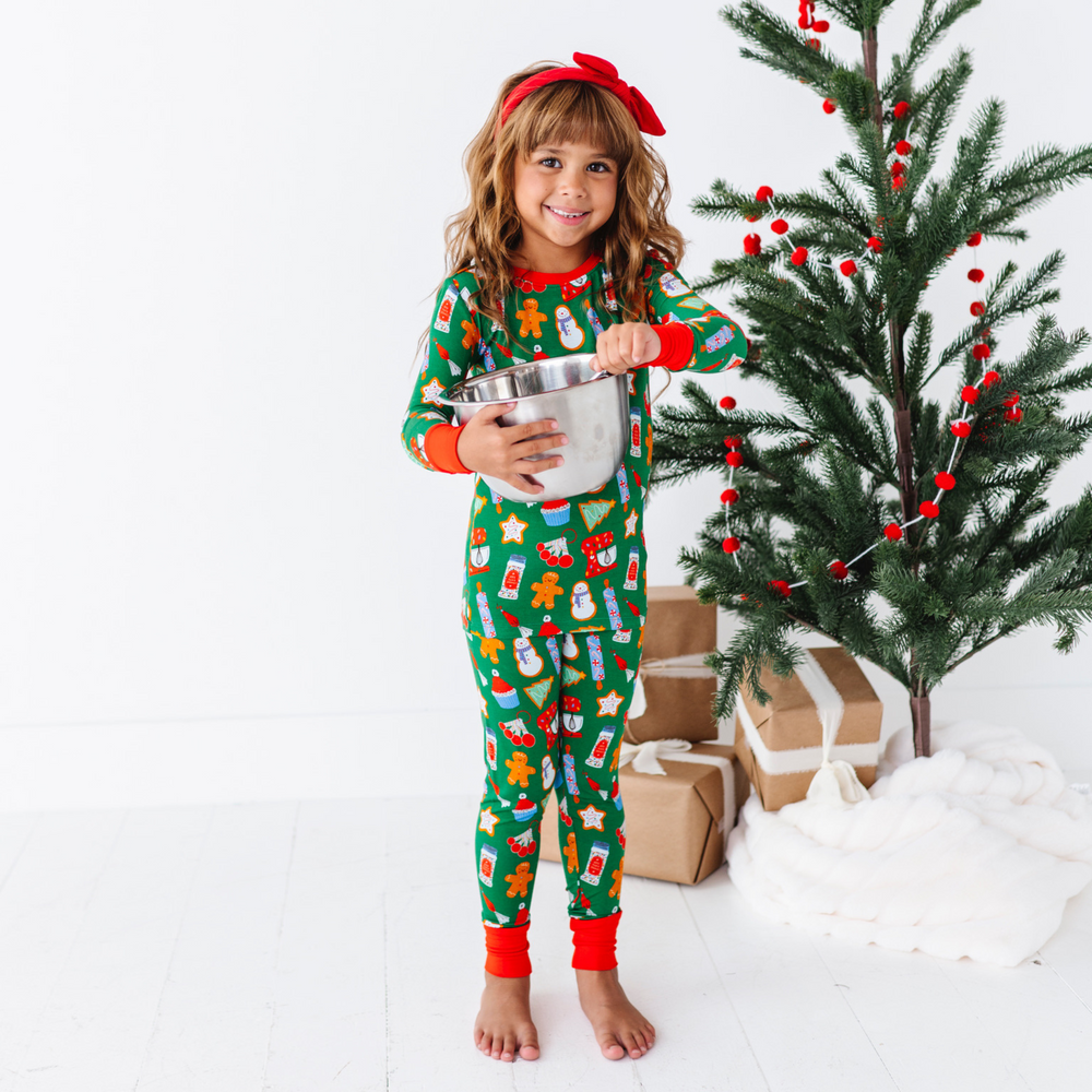 
                      
                        Girl in Christmas Baking Pajamas by Kiki and Lulu
                      
                    