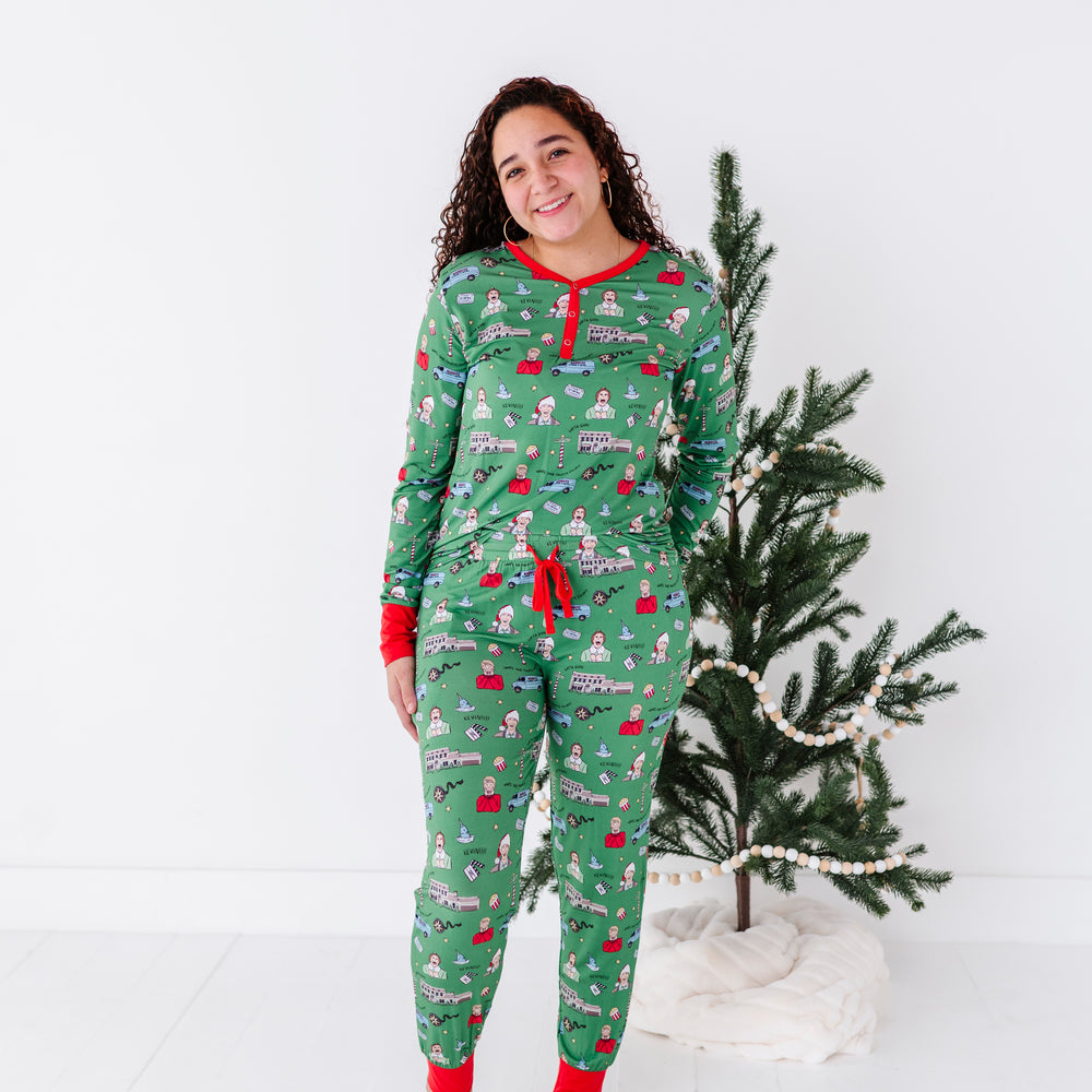Christmas Movies Women Jogger Set