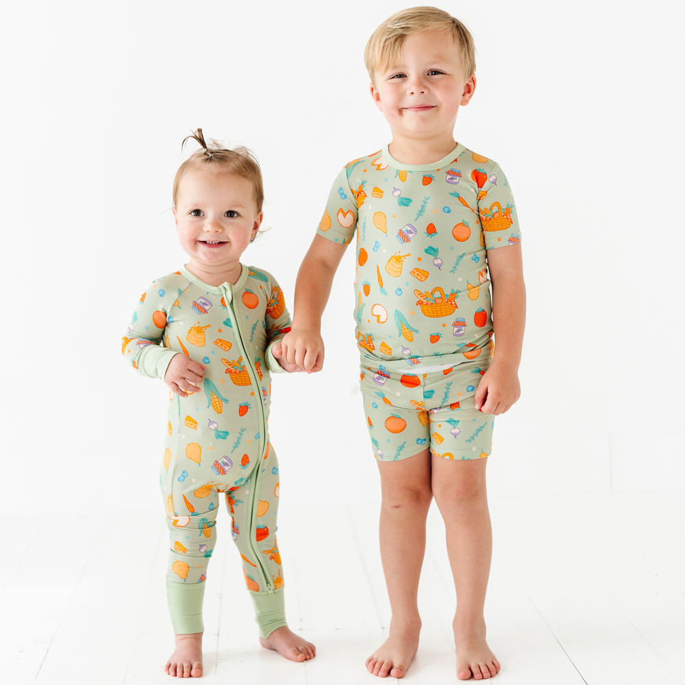 
                      
                        Don't Panic, It's Organic Farmer's Market Toddler/Big Kid Pajamas- Short Sleeve and Shorts
                      
                    