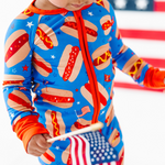 It's The Fourth of July and It Makes Me Want a Hot Dog Real Bad Convertible Footies