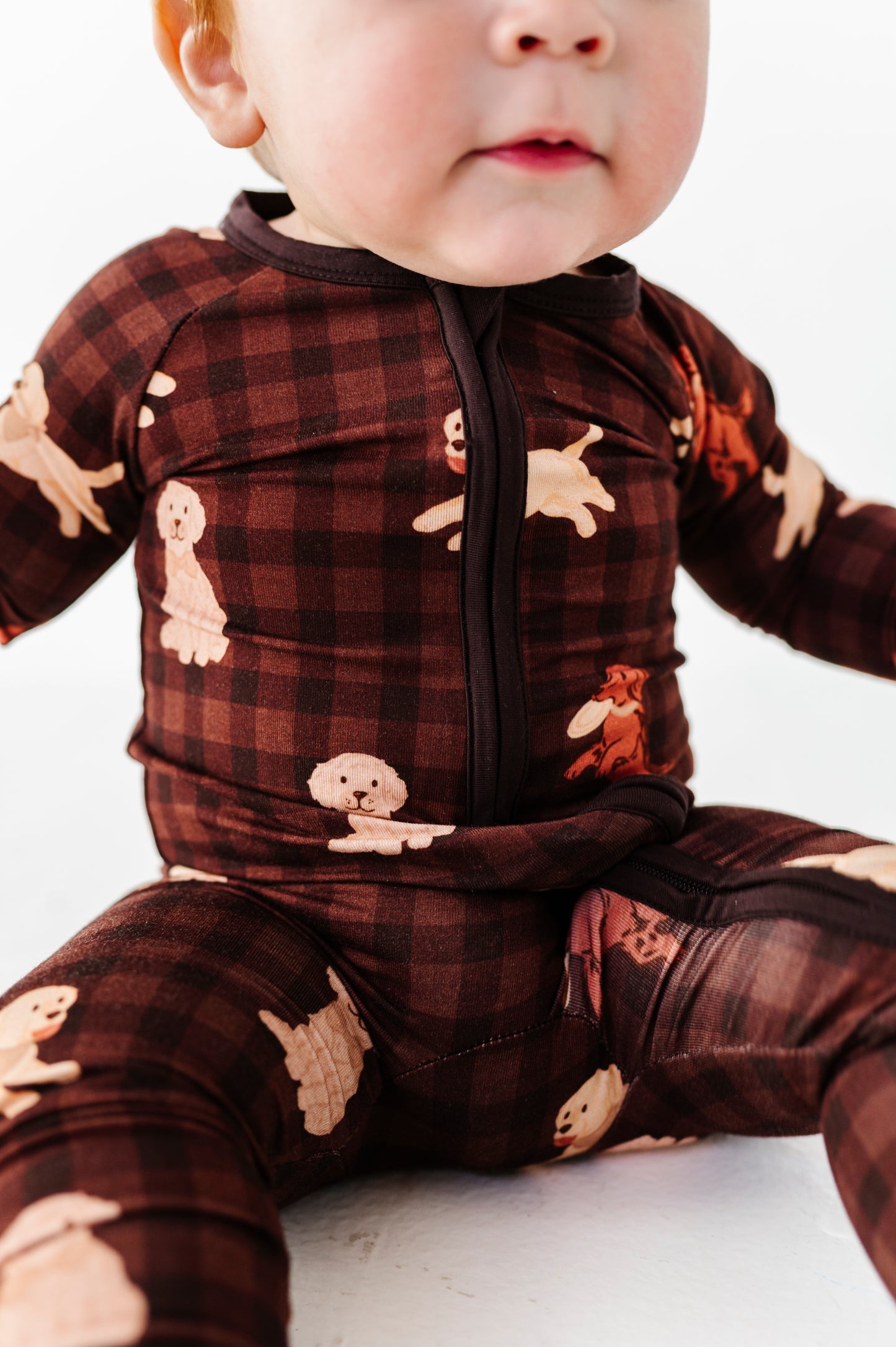 Paws & Plaid Convertible Footies