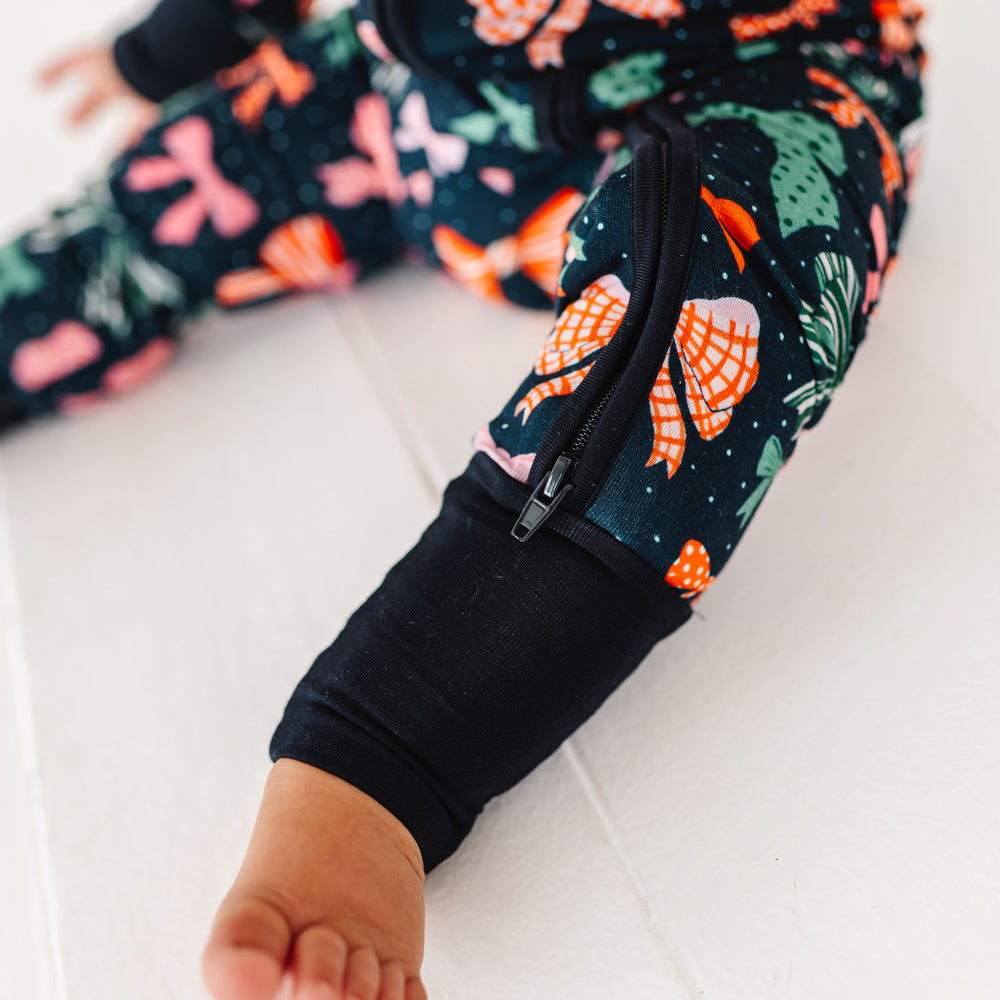 Merry Little Bows Convertible Footies