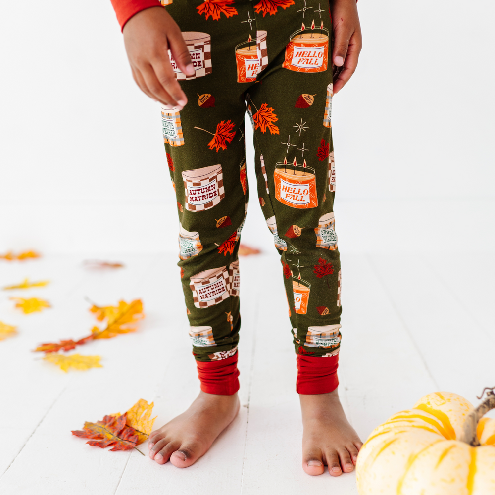 
                      
                        Kid Wearing Fall Candle Pajamas By Kiki and Lulu
                      
                    