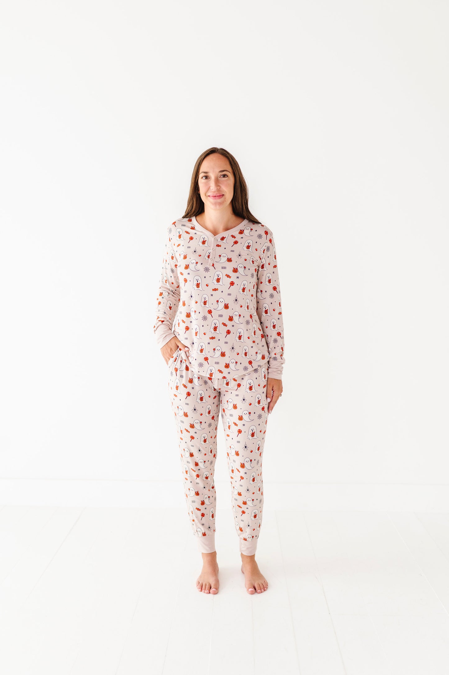 Ghost GIrls Halloween Pajamas by Kiki and Lulu Family Matching