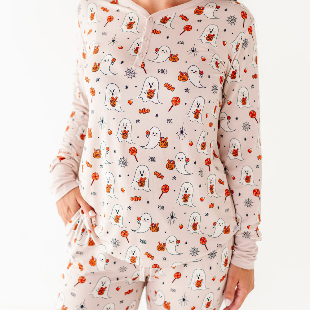 
                      
                        Ghost GIrls Halloween Pajamas by Kiki and Lulu Family Matching
                      
                    