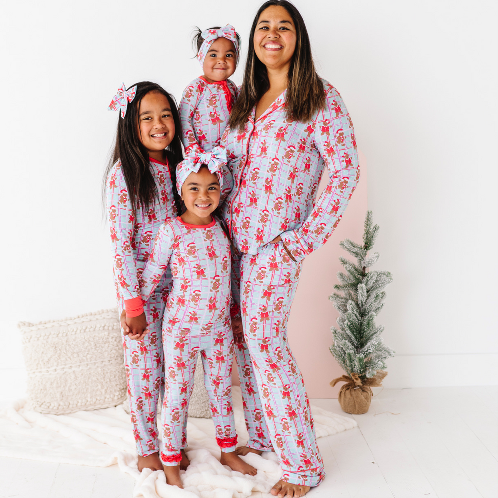 
                      
                        Family Matching Gingerbread Christmas Pajamas by Kiki and Lulu
                      
                    